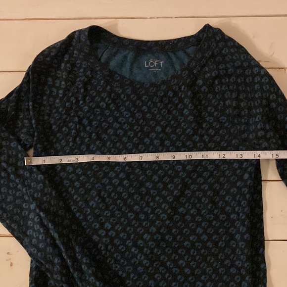 LOFT, Like New, Long-Sleeved Blue Shirt- XS - Picture 3 of 5
